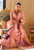 Pink Tissue Saree With Handloom Weaving Work