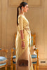 Yellow Tissue Saree With Handloom Weaving Work