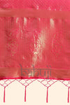 Cerise Pink & Golden Zari Waving Kanjivaram Saree