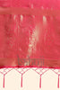 Cerise Pink & Golden Zari Waving Kanjivaram Saree