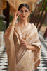 Biege Model Squins Weaving Value Added Woven saree