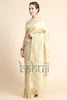 Off-white Gold Zari Woven Kanjivaram Saree with Blouse