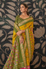 Alluring Yellow patola silk saree