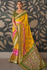 Alluring Yellow patola silk saree