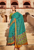 Morpinch Color multy Design Brasso Silk saree with Work Blouse
