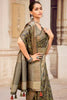 Gorgeous Army Green Printed Saree With Blouse