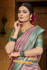 Wine Soft Silk Saree With Chaap Dying