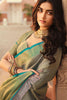 Enchanting Light Fern Green kanjivaram Silk Saree With Blouse
