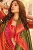 Fascinating Mehandi Green kanjivaram Silk Saree With Blouse