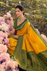 Stunning Yellow kanjivaram Silk Saree With Blouse