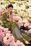 Exquisite Grey kanjivaram Silk Saree With Blouse