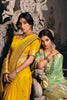 Shine Yellow Tissue Silk Saree