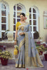 Powder Blue Tissue Silk With Mina Weaving