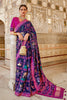 Fabulous Dark Purple Soft Cotton Silk Patola Saree