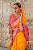 Fabulous Orange & Red Soft Cotton Silk Patola Saree