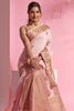 Light Pink Soft Modal Cotton With Dual Shade Weaving Saree