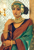 Sea Green Soft Silk Saree With Zari Weaving Work