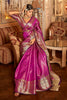 Magenta Kanchivaram Saree With Copper Zari Weaving