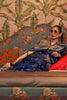 Blue Nylon Chinon Two Tone Weaving Silk Saree