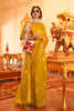 Yellow Tissue Silk Zari woven Saree With Blouse