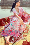 Off White Pashmina With Minakari Weaving Saree