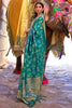 Teal Green Soft Silk Saree In Handloom Weaving With Sequins