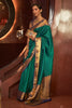Green Soft Handloom Weaving Silk Saree