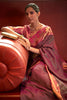 Pink Colore Soft Handloom Weaving Silk Saree