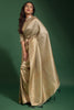 Cream Kanjivaram Saree With Weaving Work