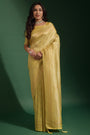 Yellow Kanjivaram Saree With Weaving Work