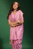 Pink Kanjivaram Saree With Weaving Work