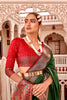 Green Banarasi Silk Saree With Zari Weaving Work