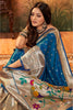Blue Paithani Saree With Zari Weaving Work