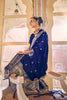 Blue Banarasi Soft Chiffon Silk Saree with blouse set
