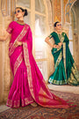 Pink Soft Banarasi Style sarees