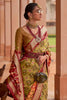 Pear Green Smoothy Printed Patola Silk with Designer Border