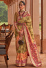 Pear Green Smoothy Printed Patola Silk with Designer Border