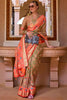 Pickle Green Smoothy Printed Patola Silk with Designer Border