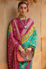 Firozi Pure Dola Silk Designer Patola Saree