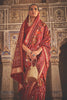 Maroon Soft Cotton Silk Patola Saree