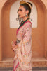 Peach   Pure Tissue silk with Beautiful Designer blouse & Patola Print