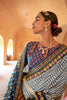 Stylish Blue Patola Silk Saree With Fancy Blouse