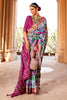 Stunning Gray Woven Patola Silk Saree with Classic Border