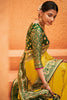Dandelion Yellow Silk Saree with Zari Woven Border and Pallu