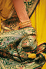 Dandelion Yellow Silk Saree with Zari Woven Border and Pallu