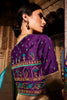 Turquoise Blue Soft Silk Saree with Golden Zari Woven Pallu