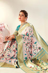 White Paithani Saree With Minakari Weaving Work