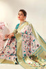 White Paithani Saree With Minakari Weaving Work