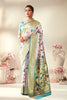 White Paithani Saree With Minakari Weaving Work