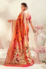 Orange Paithani Saree With Minakari Weaving Work